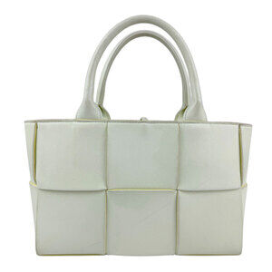 BOTTEGA Veneta Arco Leather Shoulder Bag Green